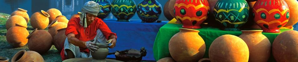 Colourful Pottery